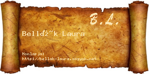 Bellák Laura névjegykártya